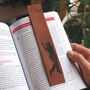 Personalised Golf Lovers Leather Book Mark, thumbnail 1 of 5