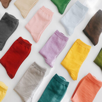 Personalised Embroidered Socks: Custom Colourful Name Socks, 2 of 11