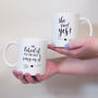 Couples Engagement Mug Set, thumbnail 4 of 6