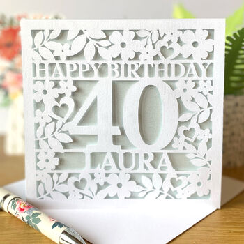 Personalised Age And Name Birthday Card, 8 of 9