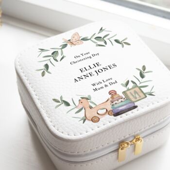 Personalised Christening Keepsake Jewellery Box, 3 of 4