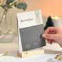 2023 2024 Mid Year Refillable Desk Calendar With Stand, thumbnail 5 of 10
