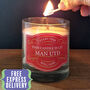 Personalised Football Gift Candle, thumbnail 1 of 9