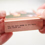 Personalised Miniature Solid Copper Photo Print, thumbnail 4 of 11