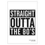 Personalised 'Straight Outta Compton' Decade Print, thumbnail 4 of 6