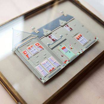 Personalised Miniature Paper House Portrait, 6 of 10
