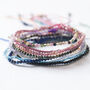 Dainty Gemstone Silk Thread Adjustable Bracelets, thumbnail 1 of 12