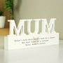 Personalised Mum Heart Plaque, thumbnail 2 of 2