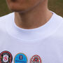 Sunderland Football Beer Mats Oversized T Shirt, thumbnail 10 of 11