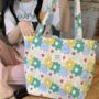 Summer Floral Thin Cotton Shoulder Bag For School, thumbnail 1 of 6