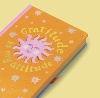 Gold Edged Gratitude Journal With Pink Tassle, 7 of 7