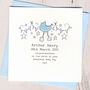 Personalised New Baby Card, thumbnail 1 of 2