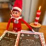 Elf Antics Personalised Countdown Cards For Advent, thumbnail 8 of 9