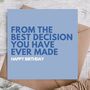 Happy Birthday Card For Partner | Husband/ Wife Card, thumbnail 1 of 3