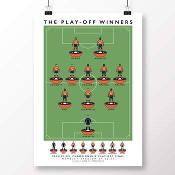 Luton Town The Play Off Winners 22/23 Poster, 2 of 7