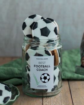 Jar Of Footballs Biscuit Gift, 4 of 7
