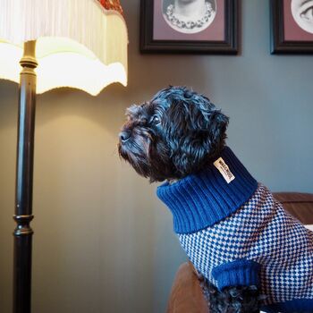 Monti Sustainable Navy Dog Jumper, 2 of 8