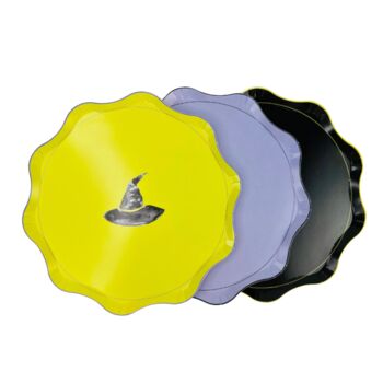 Scalloped Halloween Party Plates X 12, 2 of 3