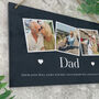 Personalised Photo Memorial Slate Hanging Plaque 25 X 15cm, thumbnail 4 of 6