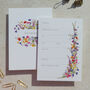 Wildflower Wedding Ready To Write Invitations, thumbnail 2 of 9