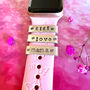 Personalised Hand Stamped Watch Band Tag Charm, thumbnail 3 of 11