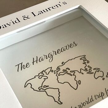 Personalised Box Frame Money Box, 5 of 9