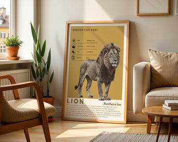 Lion | Big Cat Art Print, 7 of 8