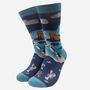 Men's Bamboo Socks Gift Box Puffin Lobster, thumbnail 2 of 4