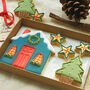 Cosy Christmas Cottage Cookie Letterbox Gift, thumbnail 3 of 5