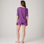 Women's 'Wild Cat' Bamboo Lace Short Pyjama Set, thumbnail 3 of 7
