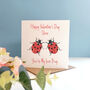 Ladybird Valentine's Day Card, thumbnail 2 of 5