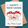 Personalised New Home Card With Toadstools, thumbnail 4 of 5