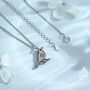 Magpie Pendant Necklace In Sterling Silver, thumbnail 6 of 11