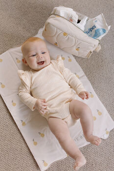 Quilted Washbag Pears, 2 of 8