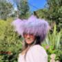 Lilac And Blue Two Tone Fluffy Cowboy Hat, thumbnail 3 of 9