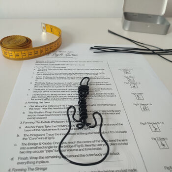 The Wire Lab: S Style Guitar Wire Sculpture Kit, 7 of 12