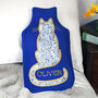 Starry Cat Personalised Hot Water Bottle Cover, thumbnail 1 of 3