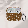 Caramel Spots Air Pods Case With Keychain, thumbnail 1 of 7