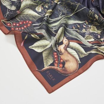 Wolf Garden Narrative Square Scarf, 4 of 4