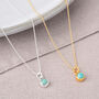 Gem Dot Turquoise December Birthstone Necklace, thumbnail 1 of 5