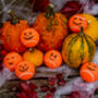 Six Spooky Pumpkin Halloween Tennis Balls, thumbnail 9 of 9