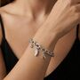 Charm Builder™ Silver Chunky Oval Chain Multi Charm Bracelet, thumbnail 1 of 9