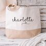 Personalised Name Jute Bag Deluxe, thumbnail 1 of 3