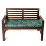 Ferns Floral Water Resistant Garden Bench Seat Pad, thumbnail 2 of 6