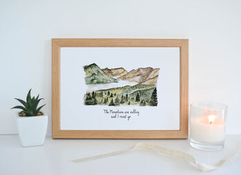 Mountains Calling Art Print, 2 of 3