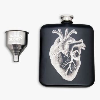 For Medicinal Purposes Hip Flask And Funnel, 2 of 3