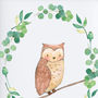 Woodland Nursery Animal Wall Prints, thumbnail 5 of 5