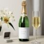 Personalised Sophisticated Wedding Champagne Label, thumbnail 3 of 4