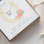 Silver Horseshoe Necklace On Personalised Gift Card, thumbnail 8 of 12