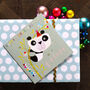 Christmas Panda Greetings Card, thumbnail 3 of 5
